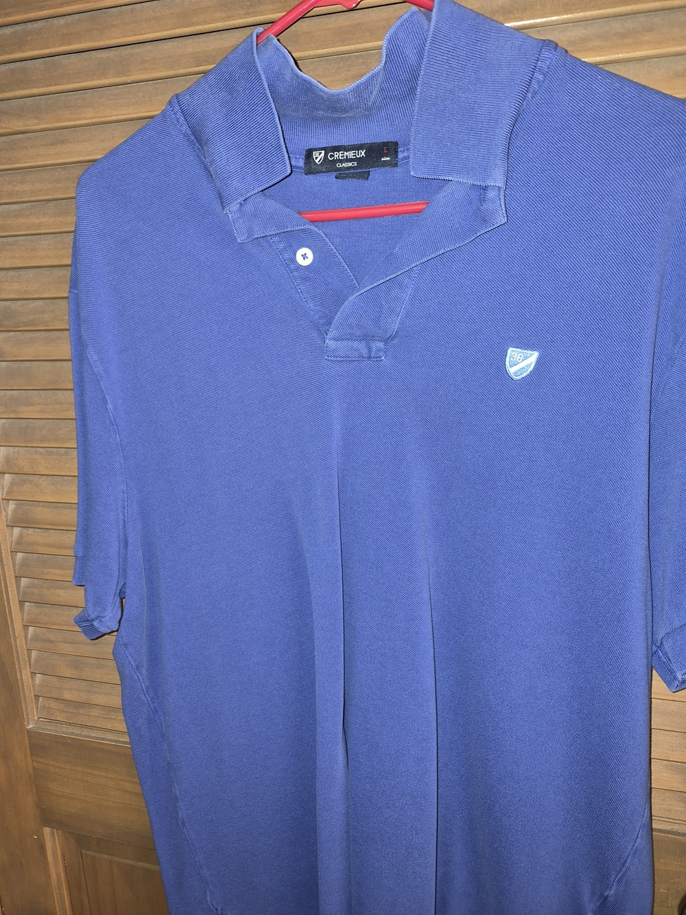 Daniel Cremieux Navy Blue Polo with Contrast Crest
